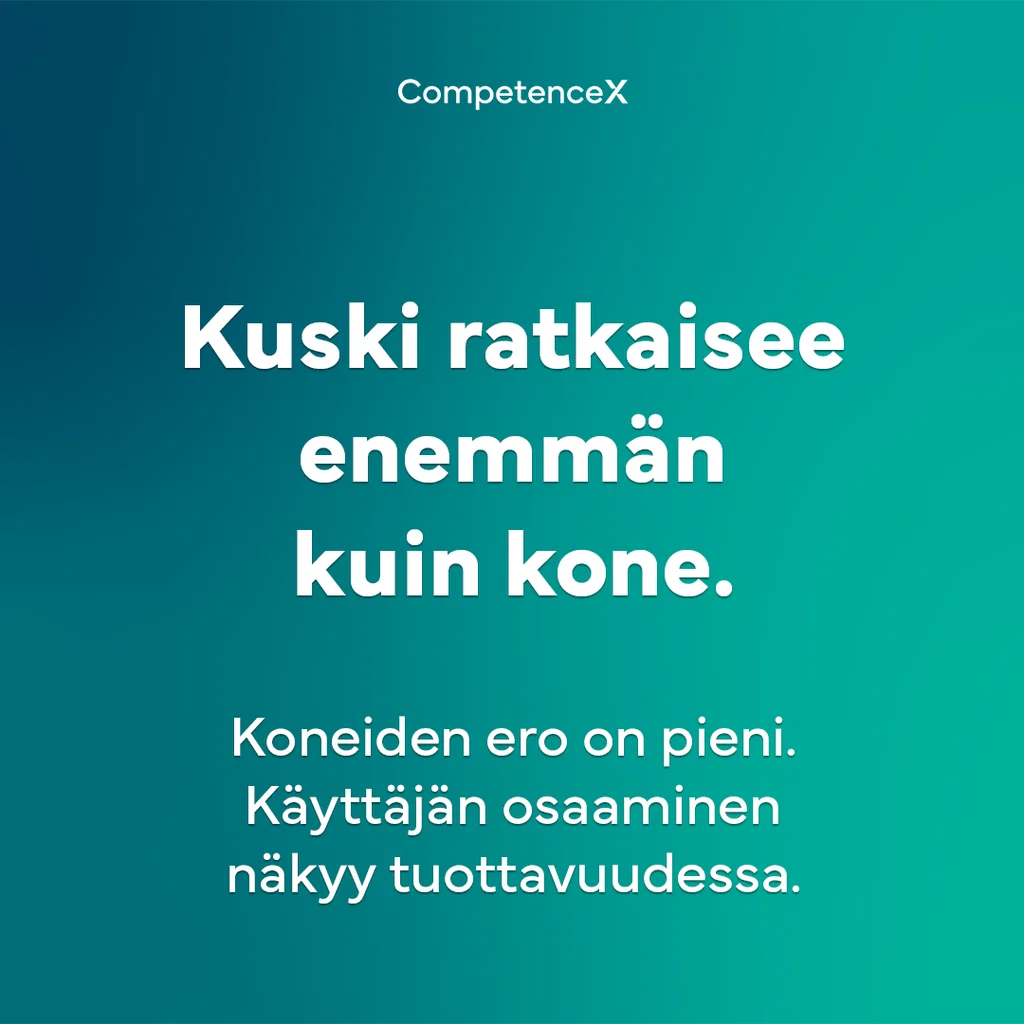 Tietoisku: perehdytyksen taso ratkaisee konekaupassa enemmän kuin itse kone