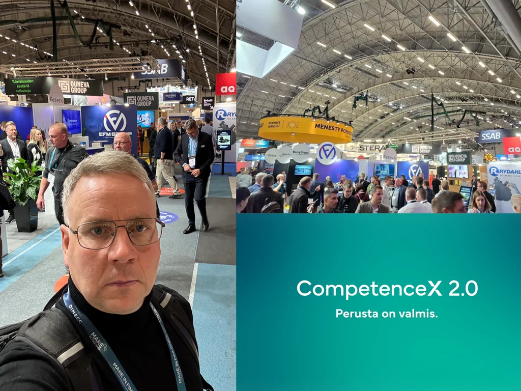 Alihankinta 2026 kokemuksia: Santtu messuilla, taustalla messukansaa ja CompetenceX 2.0 Perusta on valmis -kuva